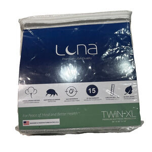 Luna Breathable Mattress Protector Waterproof Matress Cover Cotton Terry